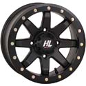 15x7 4/137 5+2 (+30mm) High Lifter HL9 Beadlock Wheel - Matte Black